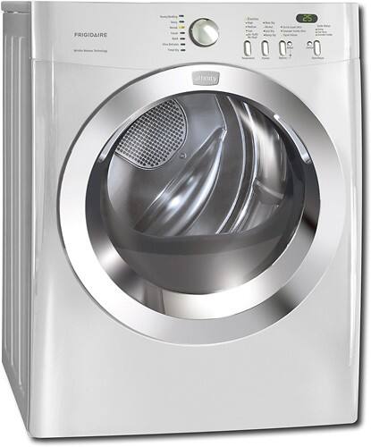 Angle Standard. Frigidaire - Affinity 7.0 Cu. Ft. 7-Cycle Gas Dryer - Classic Silver.