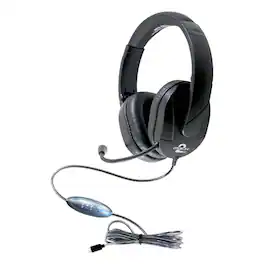 HamiltonBuhl - MACH-2 Multimedia Stereo Headset - Over-Ear with Steel Reinforced Gooseneck Mic