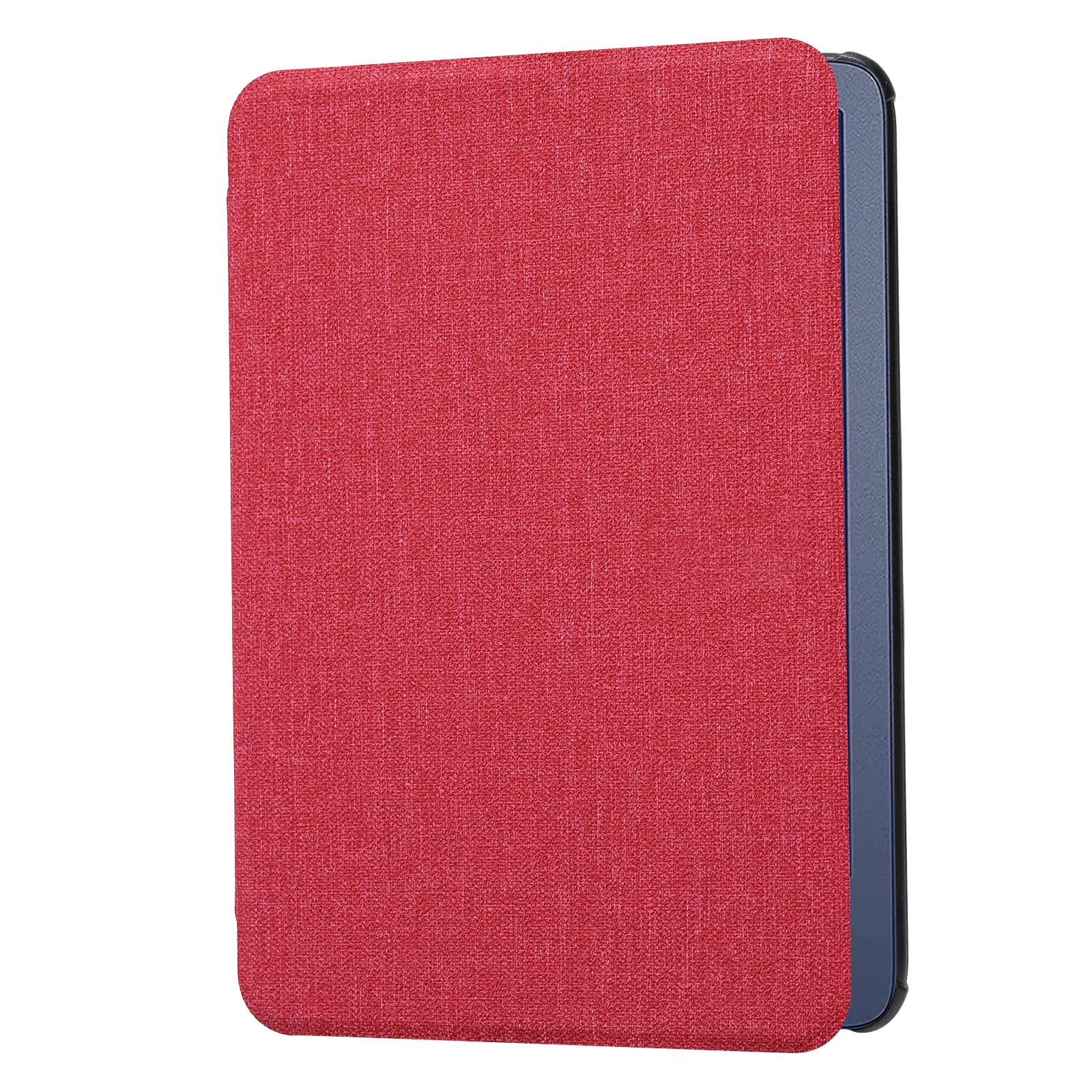 Dteck - For Amazon Kindle 11th Generation (2024/2022 release) 6-inch Slim PU Leather Shockproof Auto Sleep/Wake Smart Cover - Red
