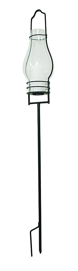 Alt View 2. Zeckos - 4 in 1 Glass Candle Lantern w/LED Flameless Candle - Clear.