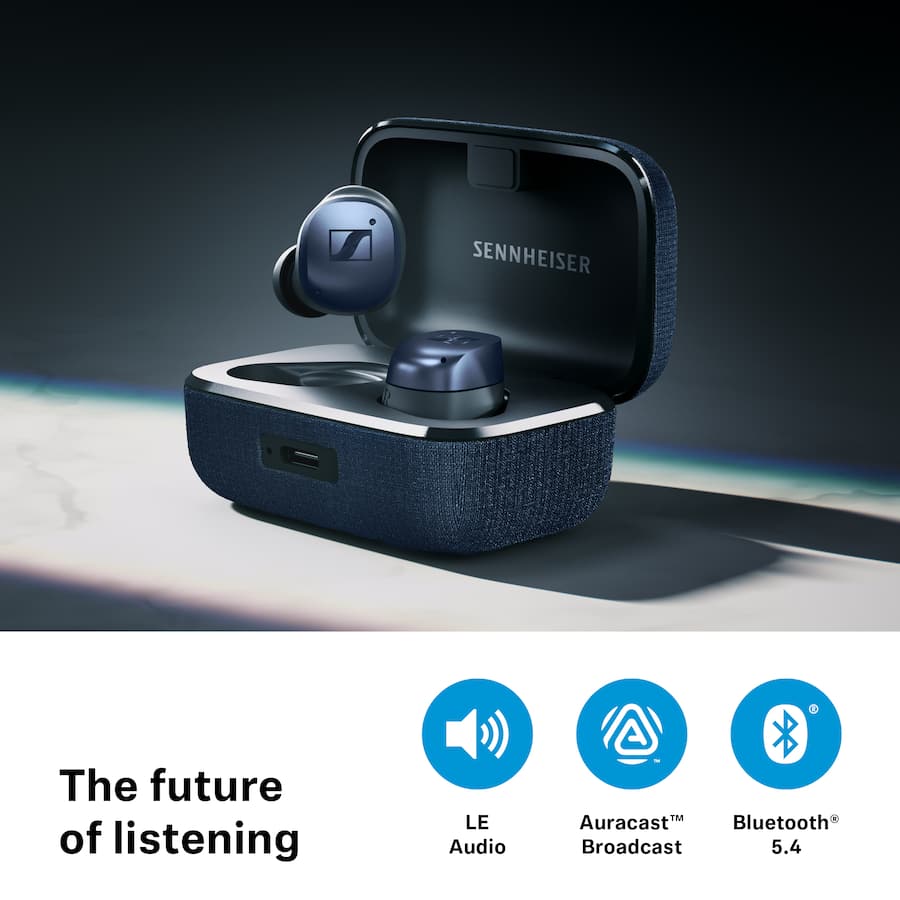 Sennheiser MOMENTUM True Wireless 4 Earbuds Blue MTW4 Denim - Best Buy Sennheiser MOMENTUM True Wireless 4 Earbuds Blue MTW4 Denim - Best Buy