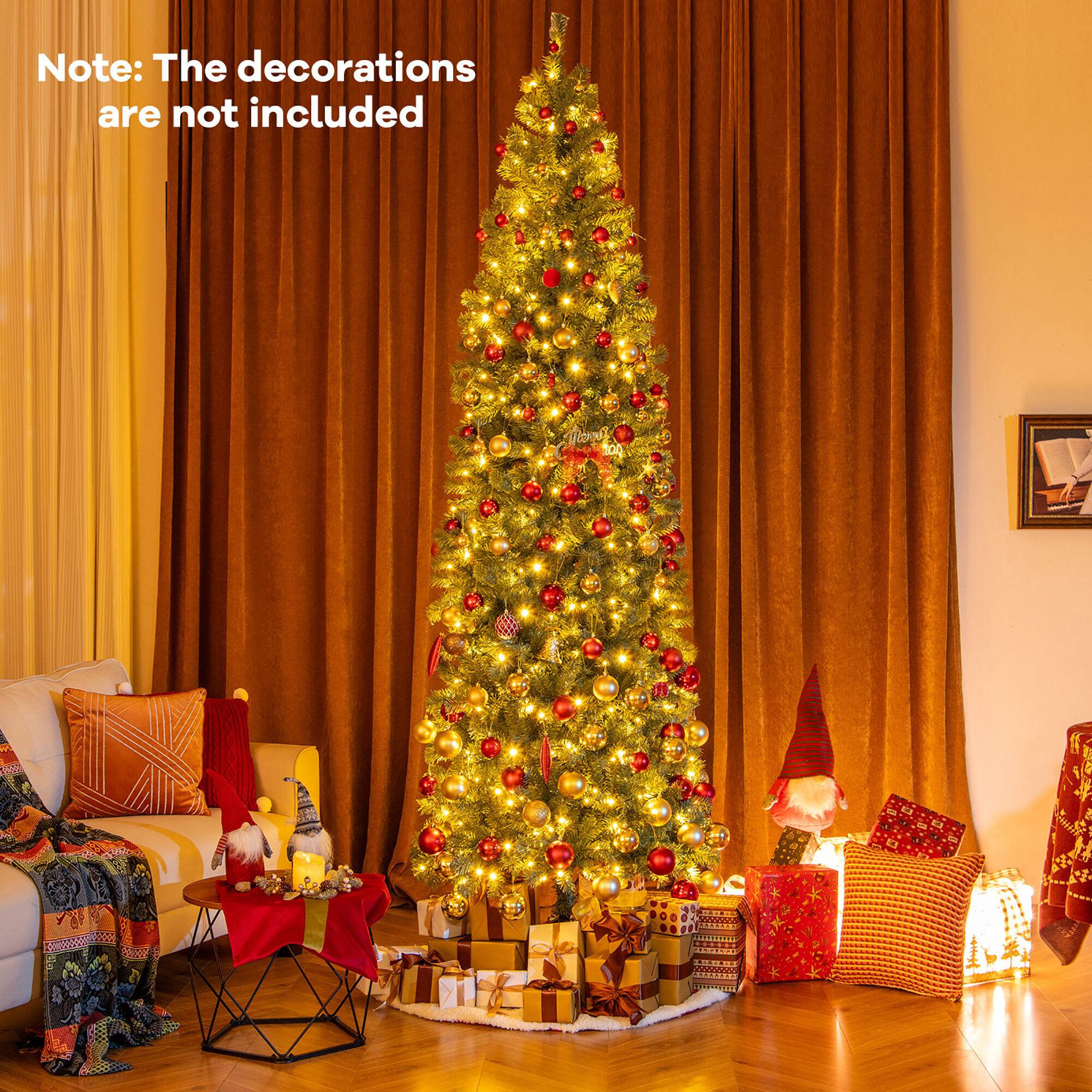 Note: The decorations are not included