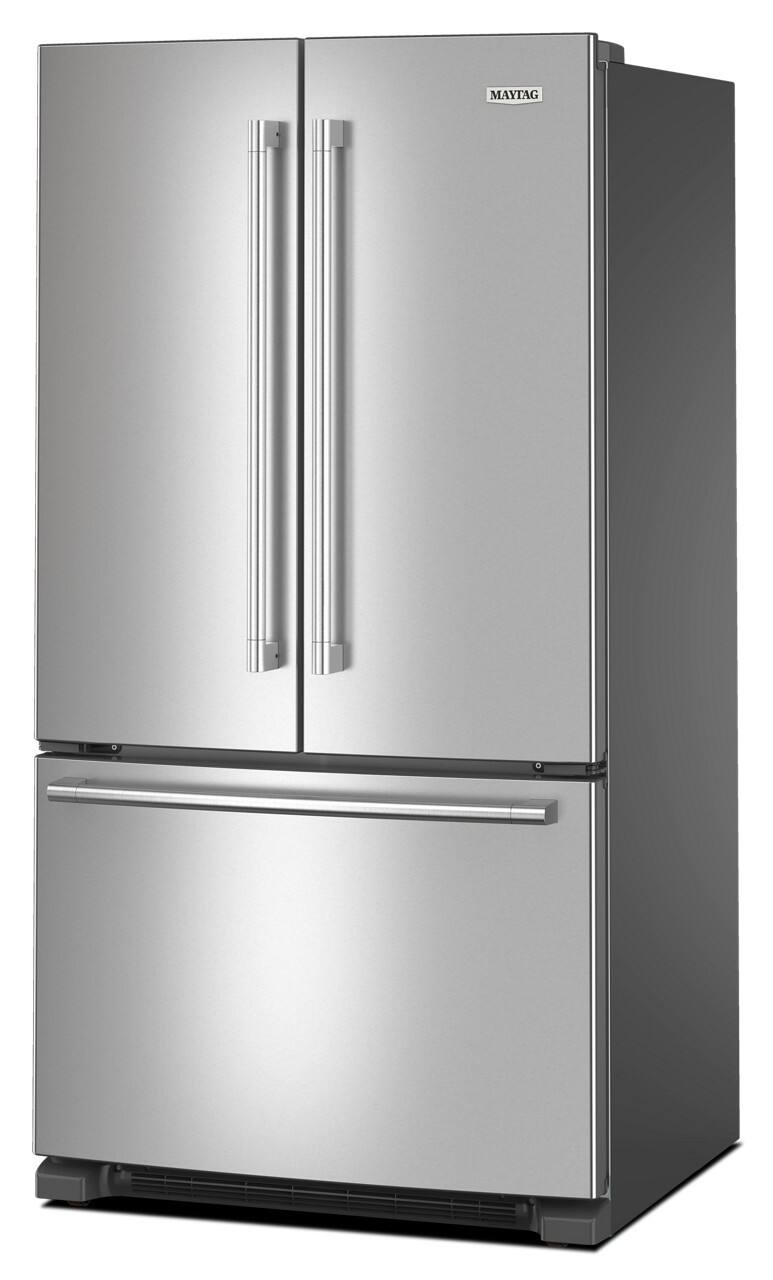 Alt View 13. Maytag - 36 in. Wide 25.2 cu. ft. French Door Refrigerator with Max Cool Setting - Fingerprint Resistant Stainless Steel.