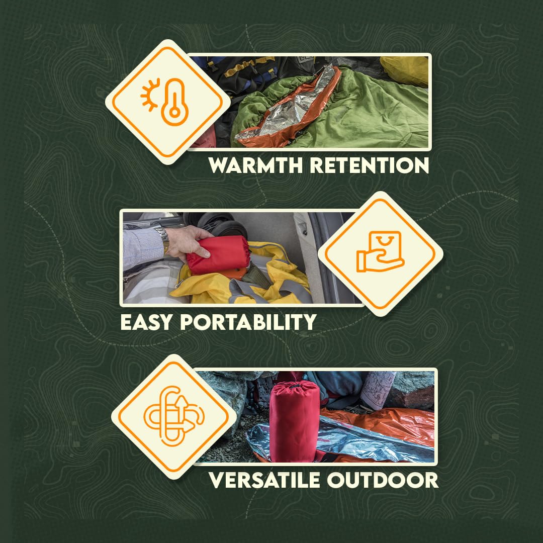 - WARMTH RETENTION
- EASY PORTABILITY
- VERSATILE OUTDOOR