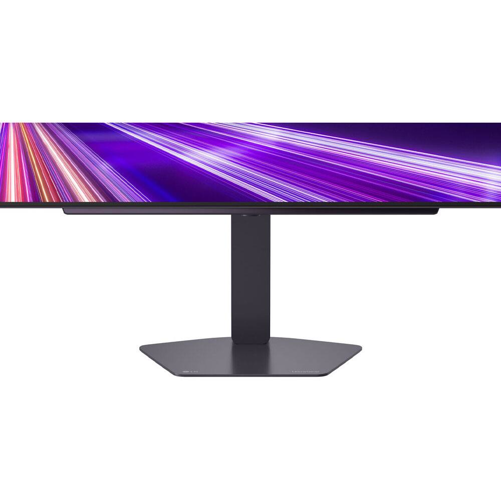 Back. LG - LG 27GX704A-B 27-inch Ultragear QHD (2650x1440) OLED Gaming Monitor 240Hz, 0.03ms, NVIDIA G-Sync Compatible, AMD FreeSyn - Black.