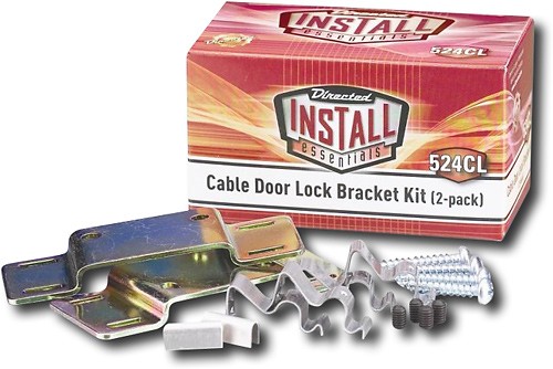 Angle View: Directed Electronics 524cl Cable Lock Bracket Kits, 2 Pk
