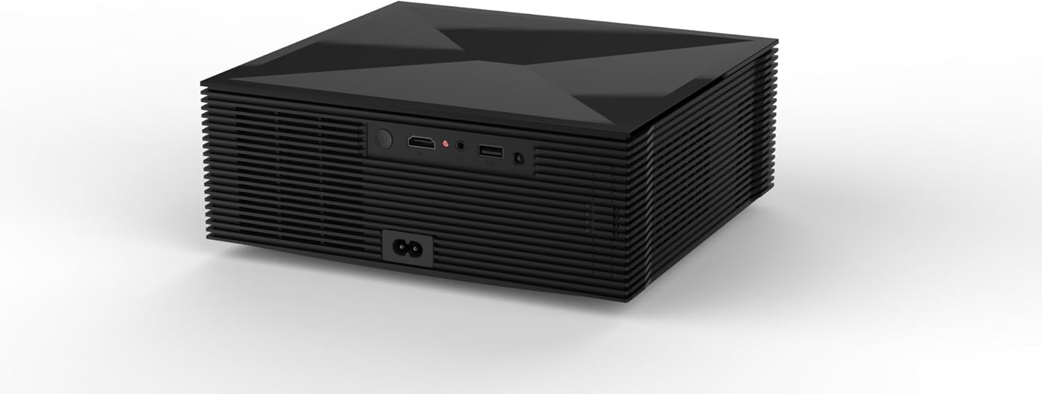 Alt View 2. BOSS - BOSS S6A Vision Projector - 1920*1080 Full HD, 5000 Lumens, Android 12 - w/ Free Screen & Mount - Black.