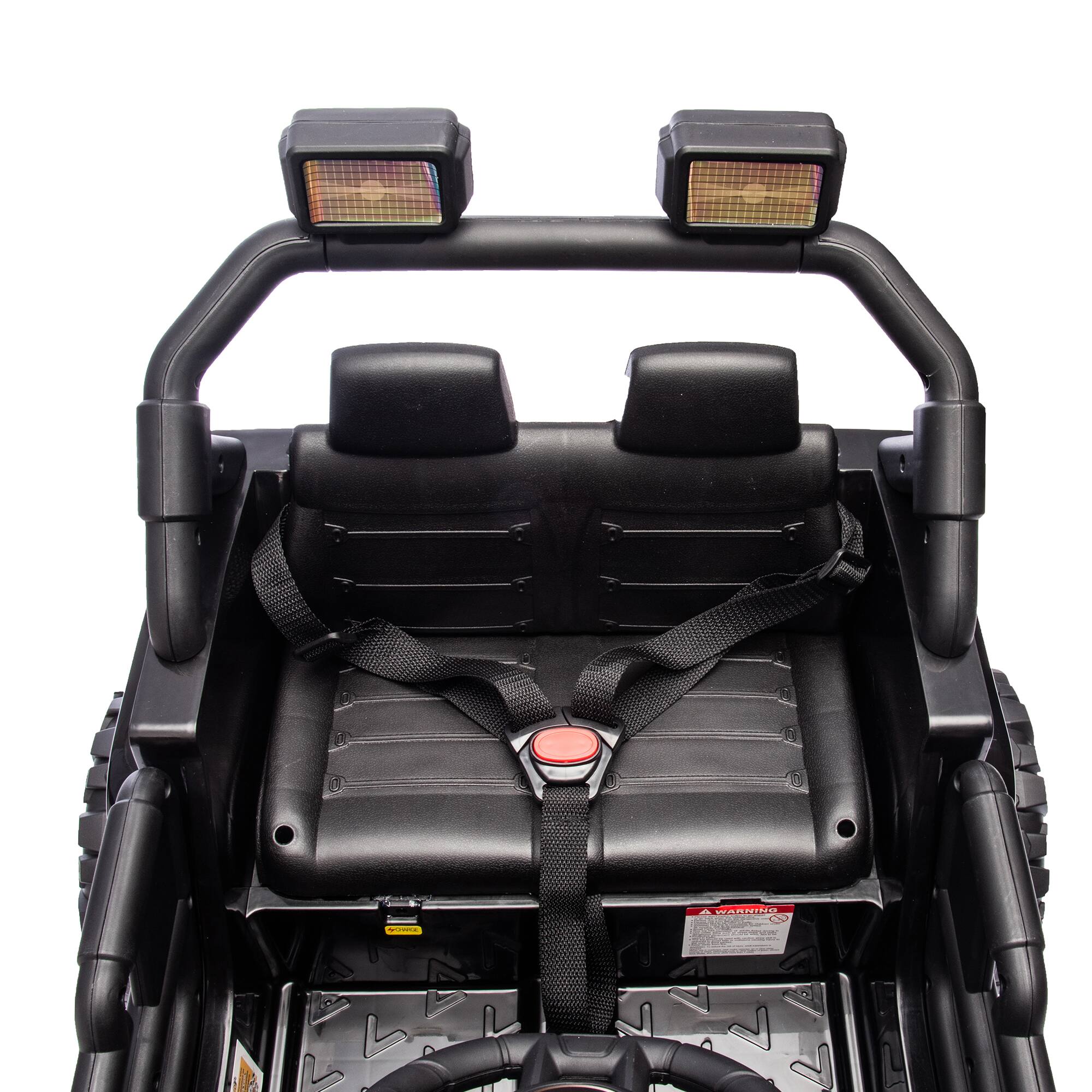 Left. Aukfa - 12V Kids Ride On Car - Parent Remote Control, Dual Drive, Bluetooth, LED Headlights, Slow Start for Ages 2-4.