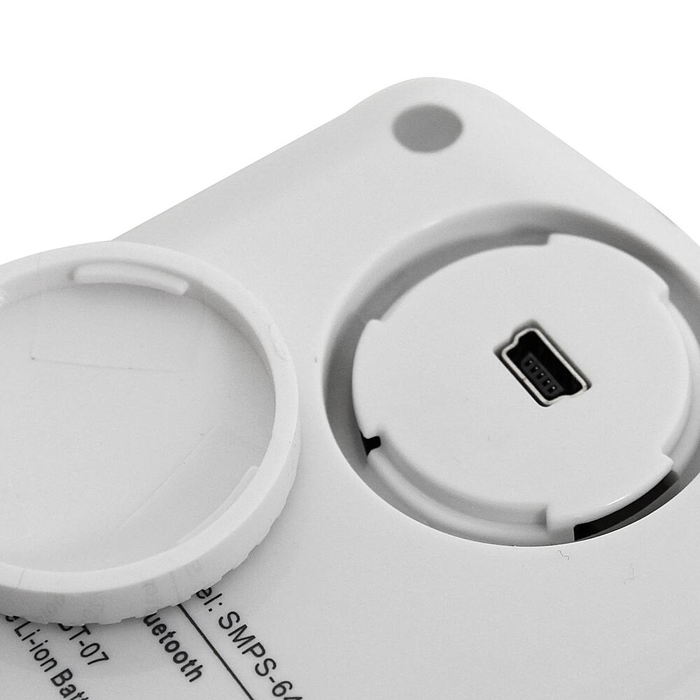 Alt View 12. Jensen - Bluetooth Shower Speaker - White.