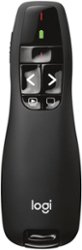 Logitech - R400 Presenter Remote Control - Black - Front_Zoom