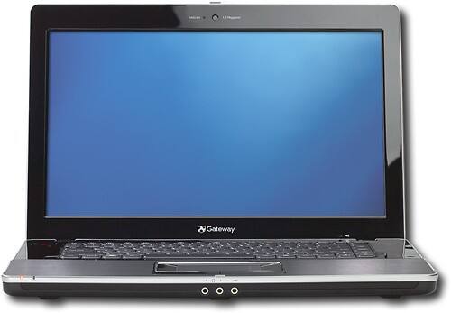 Front Standard. Gateway - Laptop with AMD Athlon™ X2 Dual-Core Processor - Black.