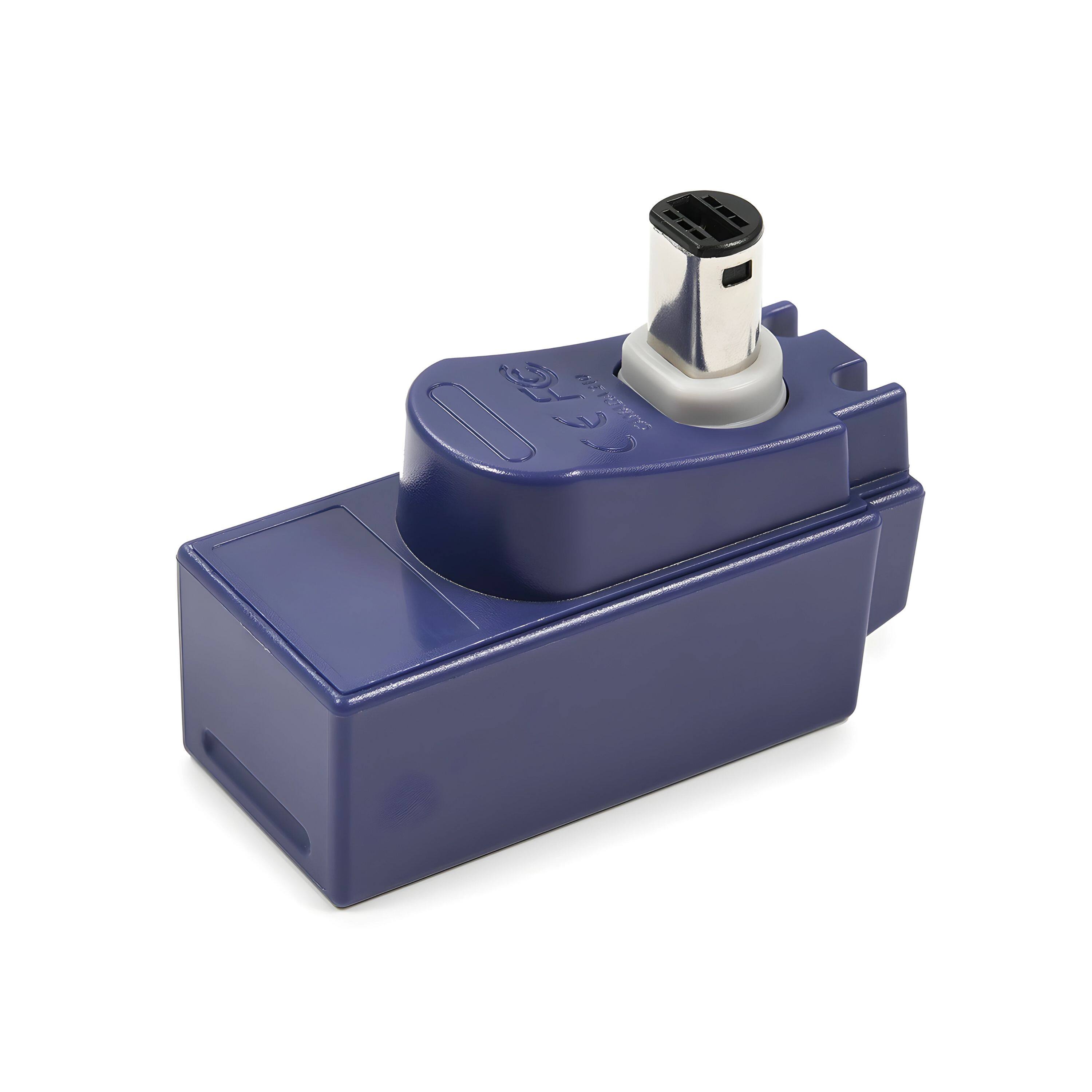 Left. Kitcheniva - Wireless Game Controller With Adapter For Nintendo Game Cube - Blue.