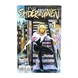 Marvel - Spider-Gwen #1 Comic Book (Comic Block Variant Cover) - Multi-Color
