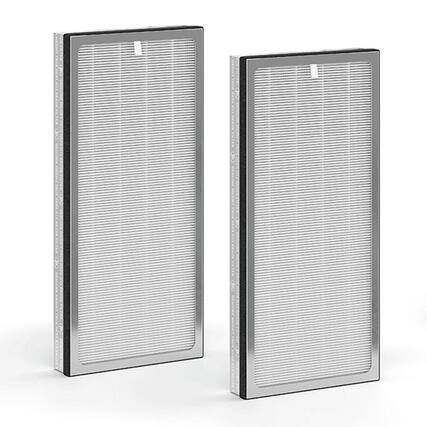 Front. HQRP - HQRP 2-Pack MA40 Air Purifier Replacement Filters H13 HEPA 3-Stage with Carbon Prefilter.