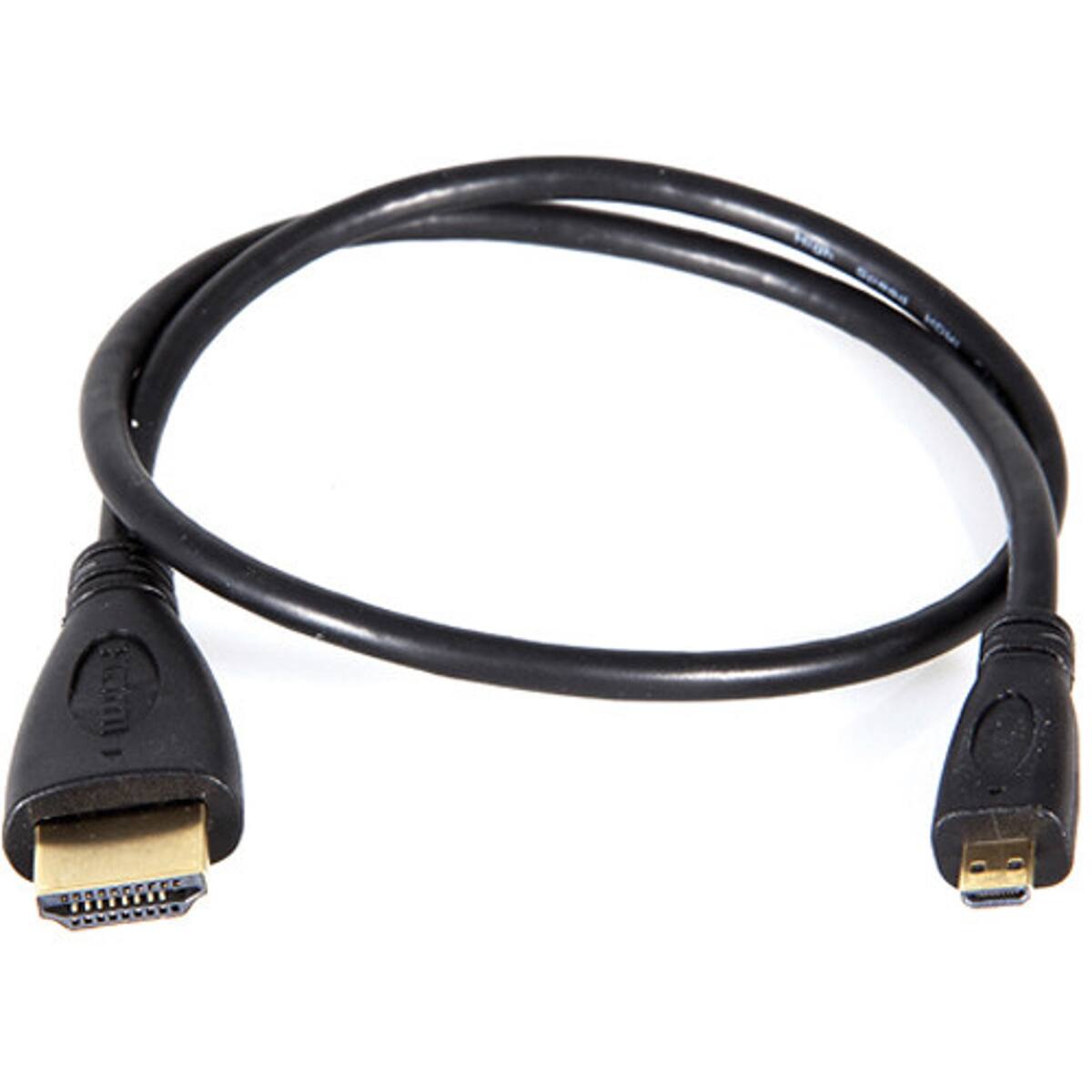 Front. Teradek - Teradek BIT 079 12" Full HDMI Male (Type A) to Mini HDMI Male (Type C) Cable.