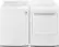 Alt View 14. LG - 7.3 Cu. Ft. 8-Cycle Electric Dryer - White.