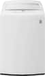 LG - 4.5 Cu. Ft. 8-Cycle High-Efficiency Top-Loading Washer - White - Larger Front