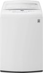 Front. LG - 4.5 Cu. Ft. 8-Cycle High-Efficiency Top-Loading Washer - White.