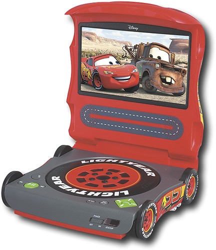 Best Buy Disney Cars 7 Portable Dvd Player Red Black C7100pd