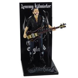 Locoape - Motorhead Lemmy Kilmister Deluxe Figure Rickenbacker Guitar Dark Wood - Black