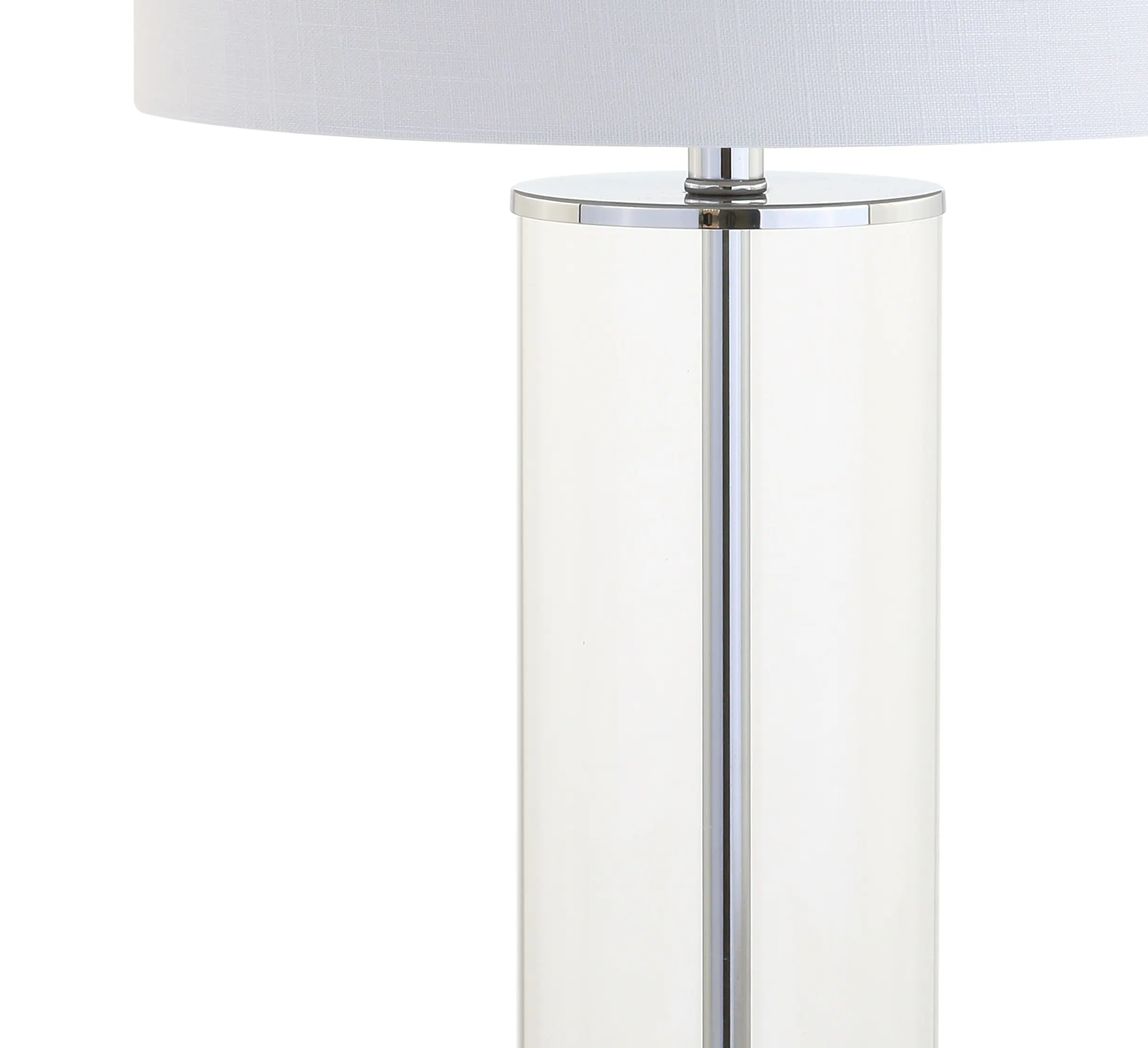 Alt View 6. Jonathan Y - Collins 29" Glass LED Table Lamp, Clear/Chrome - Clear/Chrome.