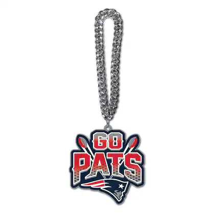 Front. MOJO - Slogan Fan Chain Necklace - Silver.