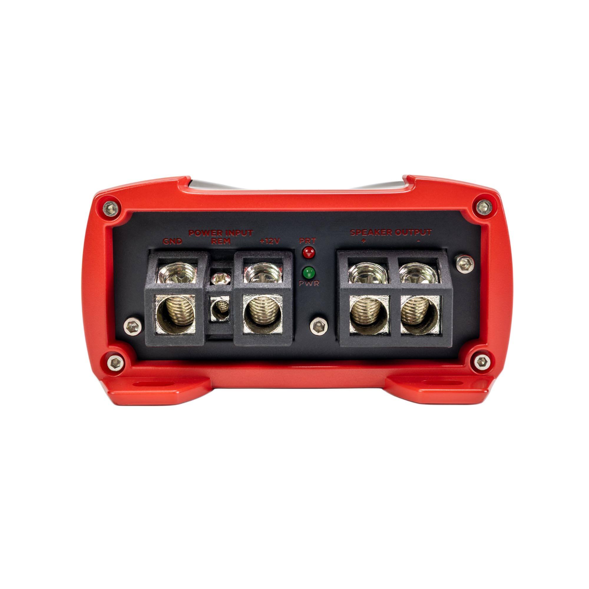 POWER INPUT  
GND REM +12V  
SPEAKER OUTPUT  
PWR