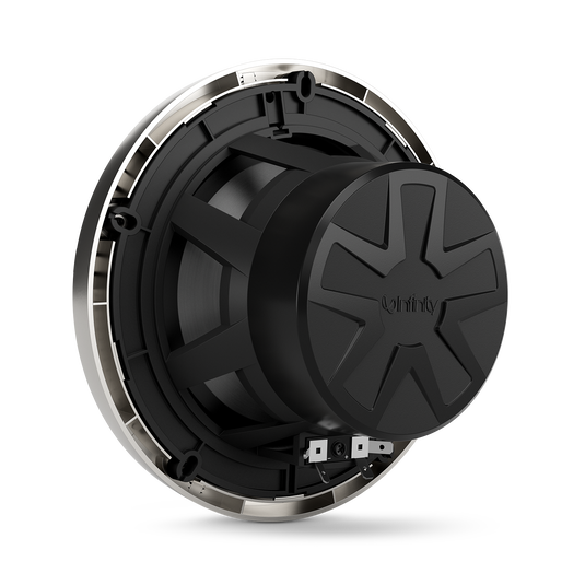 Left. Infinity - INFINITY 622MLT 6.5" 2 way marine speaker with RGB lighting - Titanuim - Titanium.