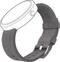 Motorola - Leather Band for Moto 360 Smart Watches - Gray-Front_Standard
