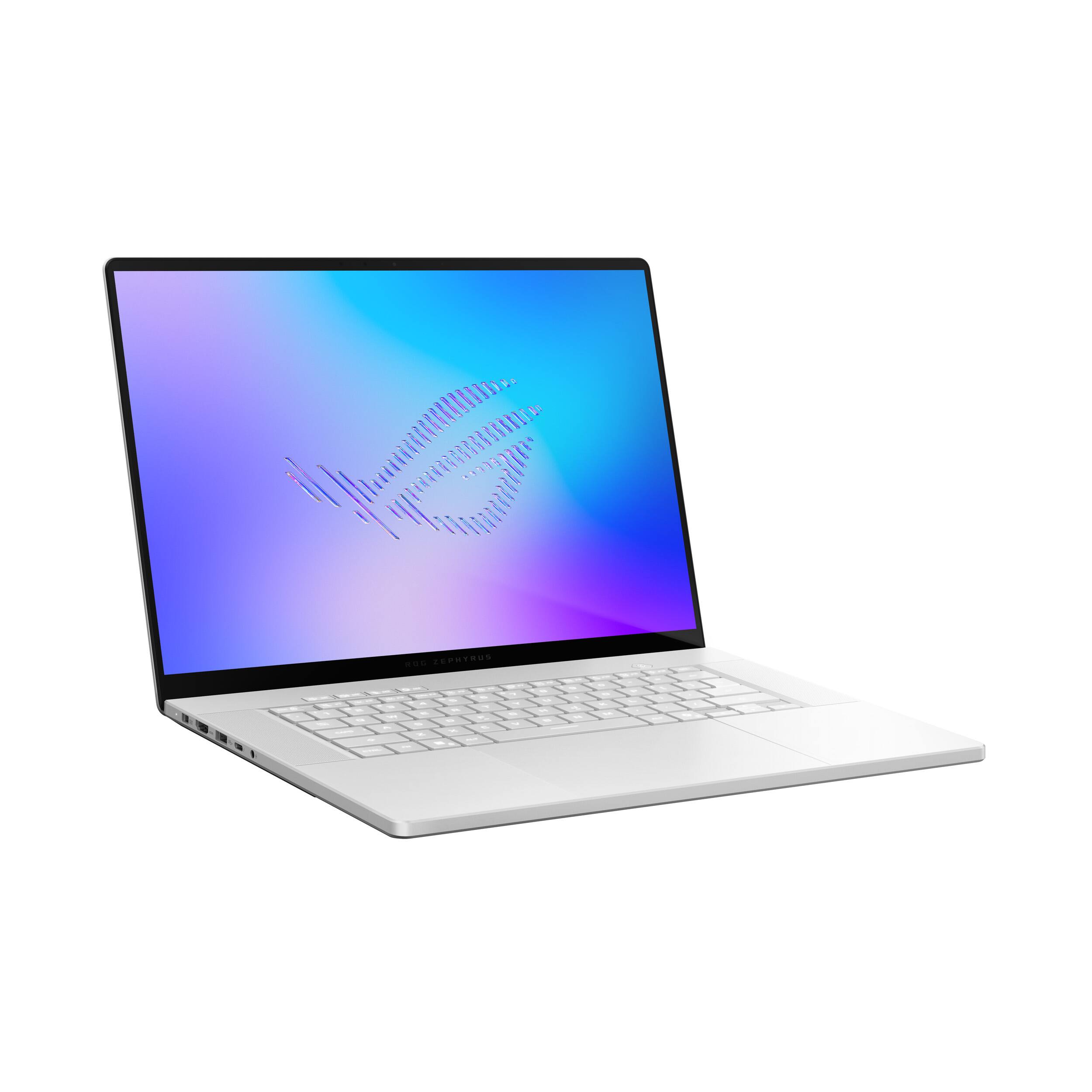 Alt View 8. ASUS - ROG Zephyrus G16 (2026) 16" OLED 3K 240Hz Gaming Laptop - Intel Core Ultra 9 386H - RTX 5070 Ti - 32GB RAM - 1TB SSD - Platinum White.