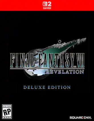 CB2 NINTENDO SWITCH
FINAL FANTASY VII REVELATION
DELUXE EDITION
RATING PENDING RP ESRB
SQUARE ENIX - RP (Rating Pending)