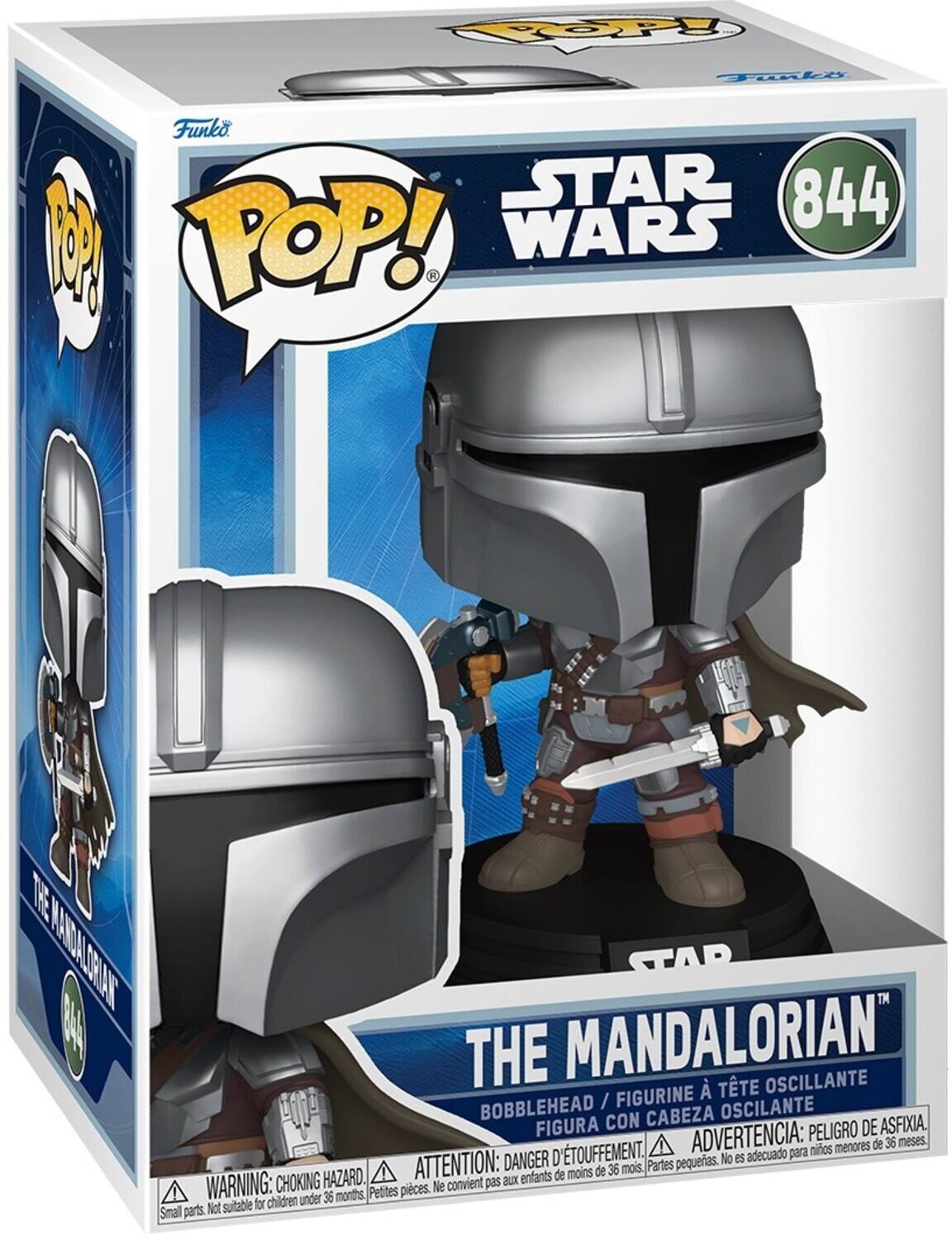 POOPY Tu Funko STAR 844 POP! WARS F F00 tih RE MLDALOHAT STAD BA THE MANDALORIAN TTE OSCILLANTE BOBBLEHEAD / FIGURINE OSCILANTE FIGURA CON CABEZA OSCILANTE: PELIGRO DE ASFIXIA, ADVERTENCIA: PELIGRO mios menores de 36 meses ATTENTION: DANGER D TOUFFEMENT. Partes pequeas. No es adecuado para de menos de 36 mois. CHOKING HAZARD. convient pas aux enfants WARNING: under 36 months, Petites pieces. Ne convient pas aux enfants Small parts.