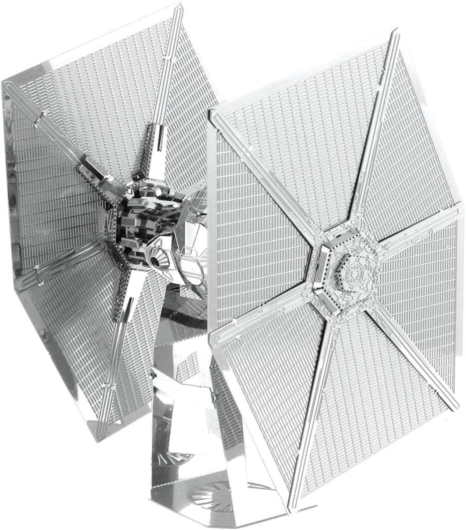 Alt View 1. Metal Earth - Metal Earth Star Wars Force Awakens Special Forces TIE Fighter 3D Metal Model Kit Fascinations - Silver.