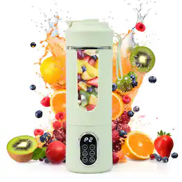 Luckbyte - 530ML Portable USB Blender for Shakes and Smoothies - Yellow