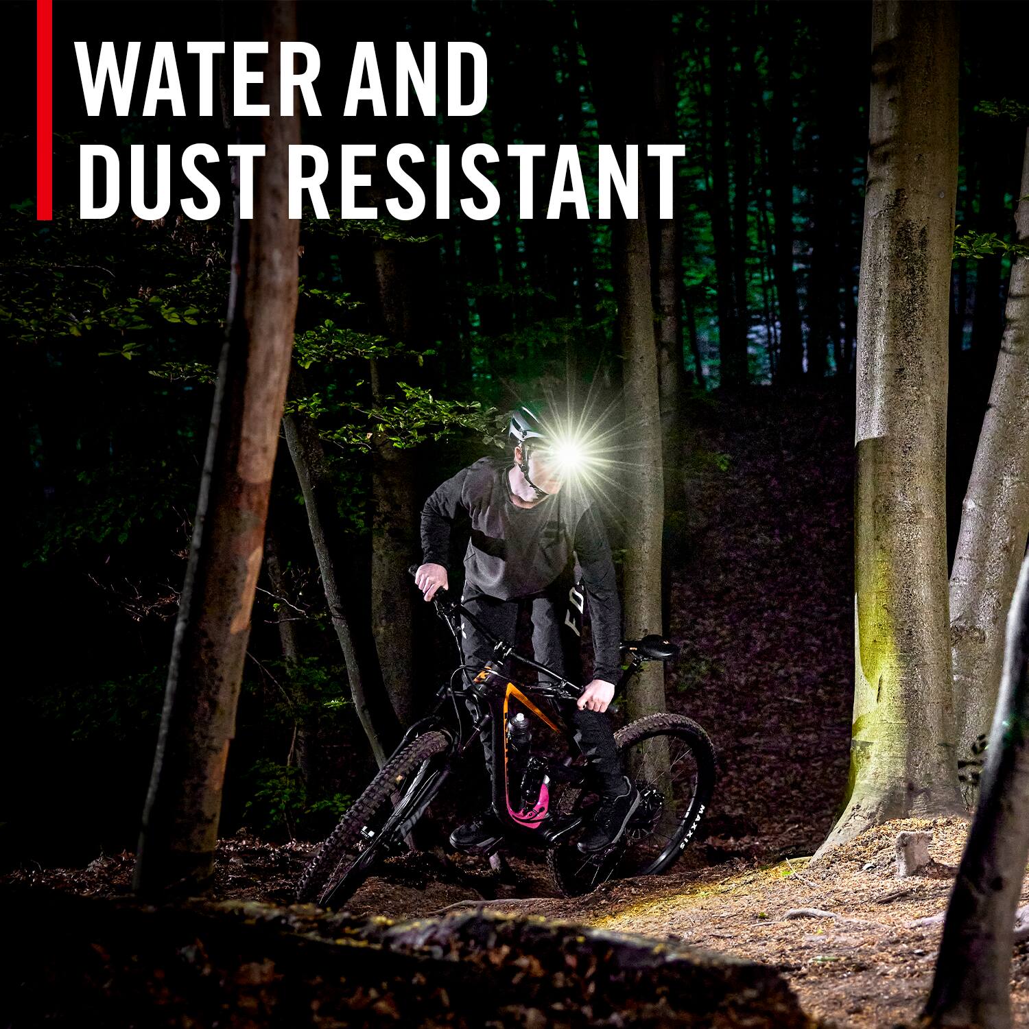WATER AND DUST RESISTANT