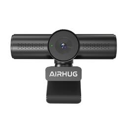AIRHUG - 4K 30fps Webcam with Dual Mics & Privacy Cover for PC, Sony 16MP Sensor, PDAF Autofocus, 63° Focused View