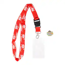 Disney - AAA Vacations Lanyard w/ Finding Nemo Collector Pin - Red