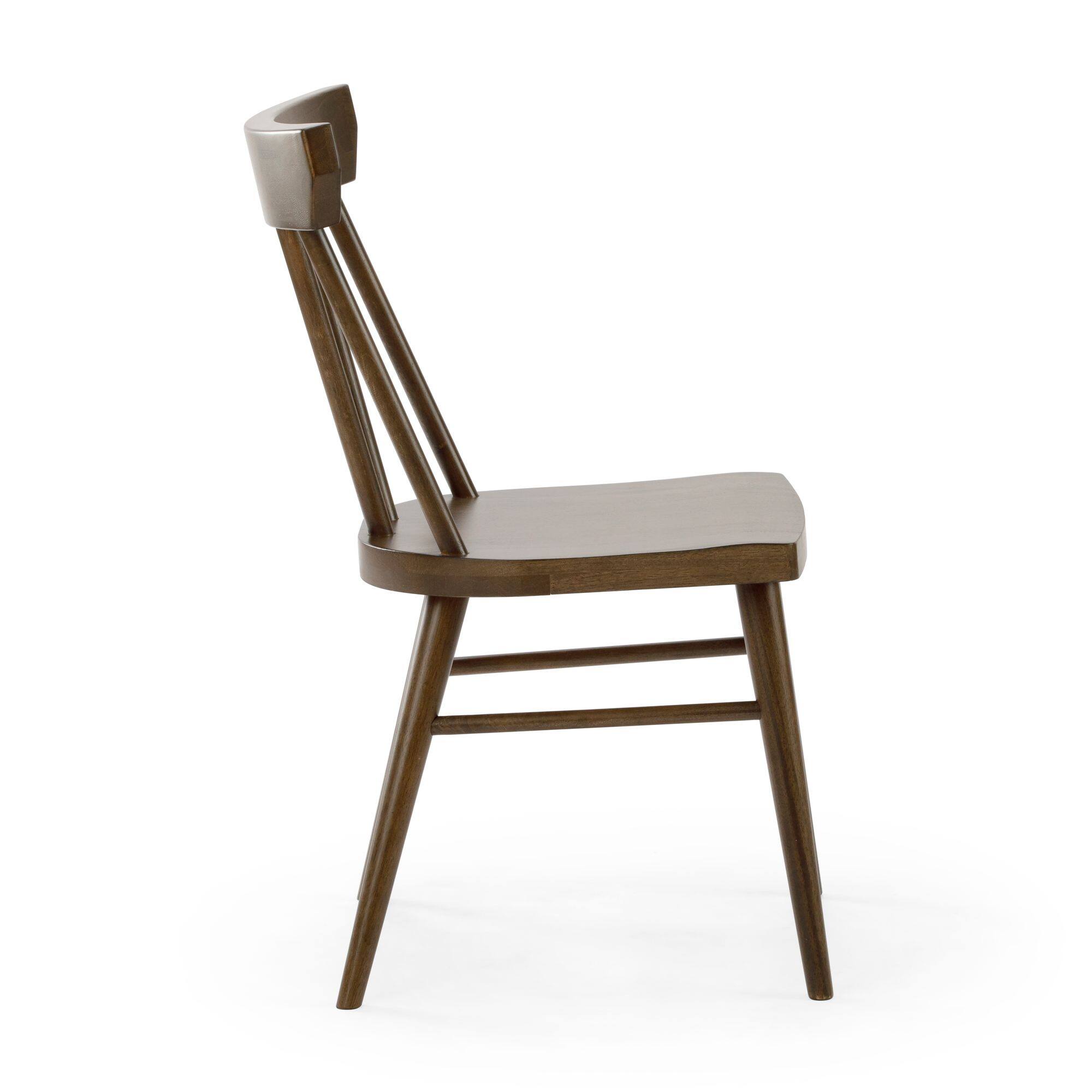 Alt View 4. Plank+Beam - Windsor Dining Chair (1 pack), Walnut - Walnut.