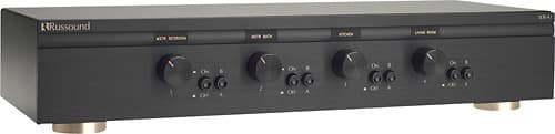 Front. Russound - 4-Pair Speaker Selector - Black.