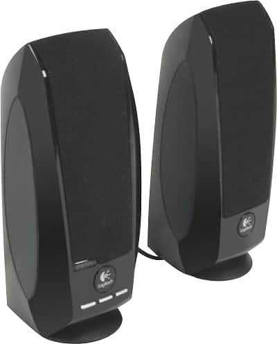 Angle. Logitech - S150 2.0 USB Speaker System (2-Piece) - Black.