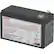 Front. APC - Rechargeable Lead Acid Replacement Battery Cartridge #17 for Select APC Back-Up Systems - Black.