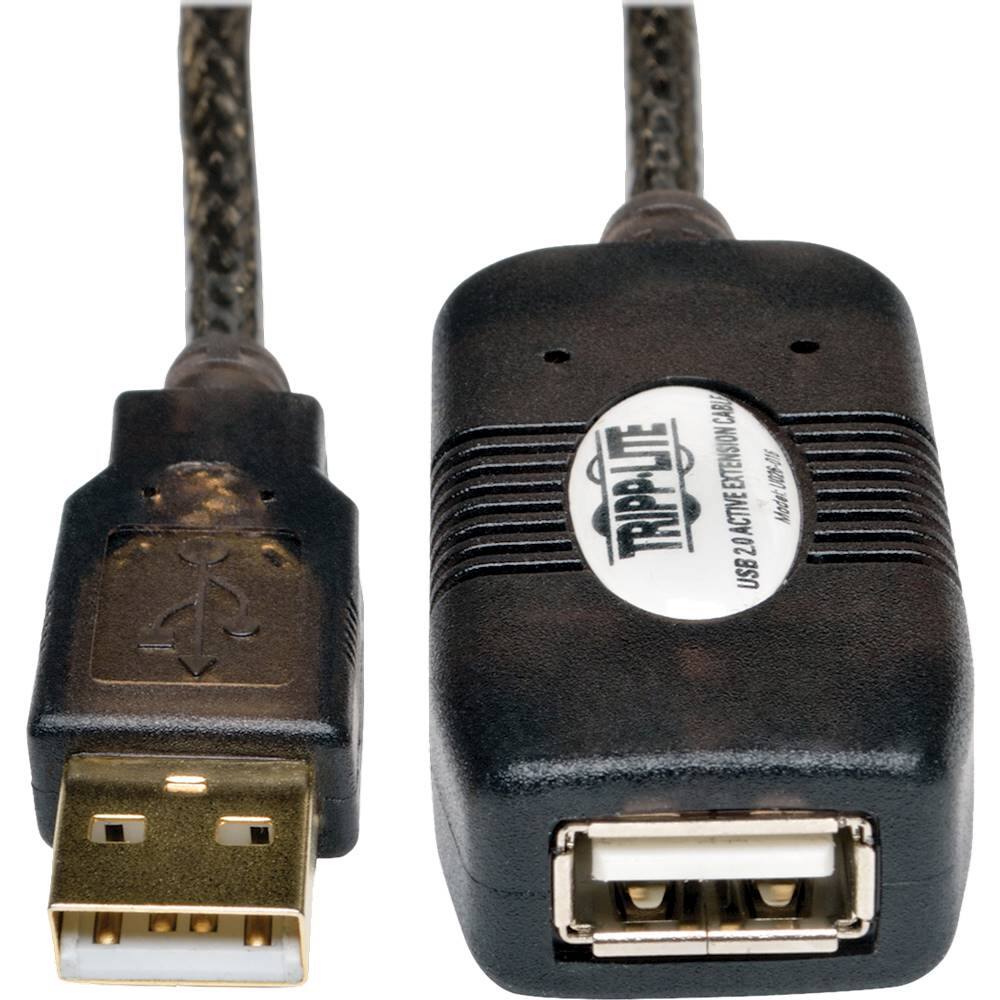 Alt View 11. Tripp Lite - 16' USB Type A-to-USB Type A Cable - Black.