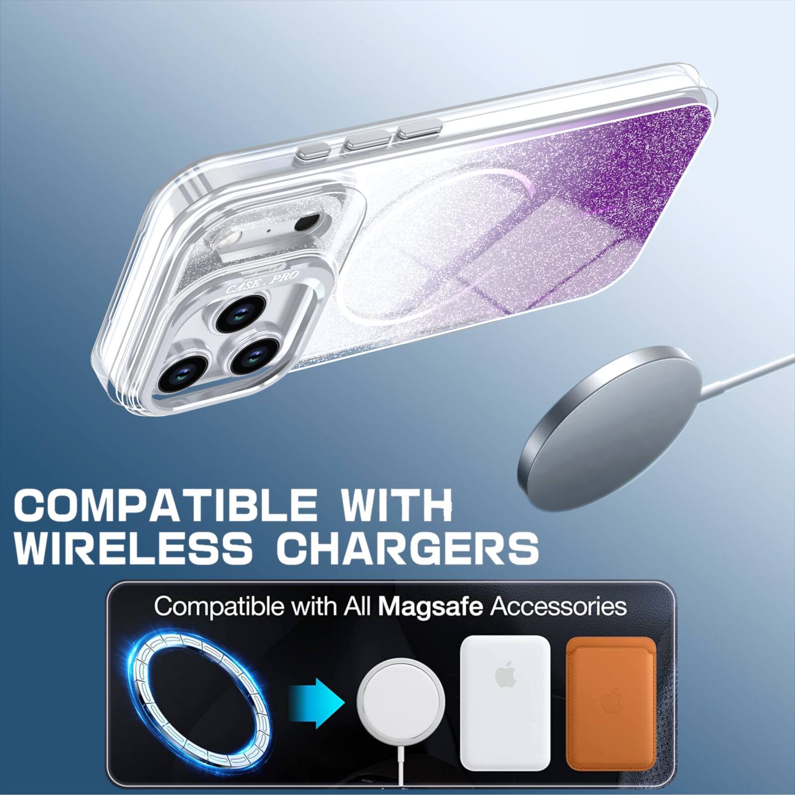 CASE.PRO PRO CA5 COMPATIBLE WITH WIRELESS CHARGERS Compatible with All Magsafe Accessories