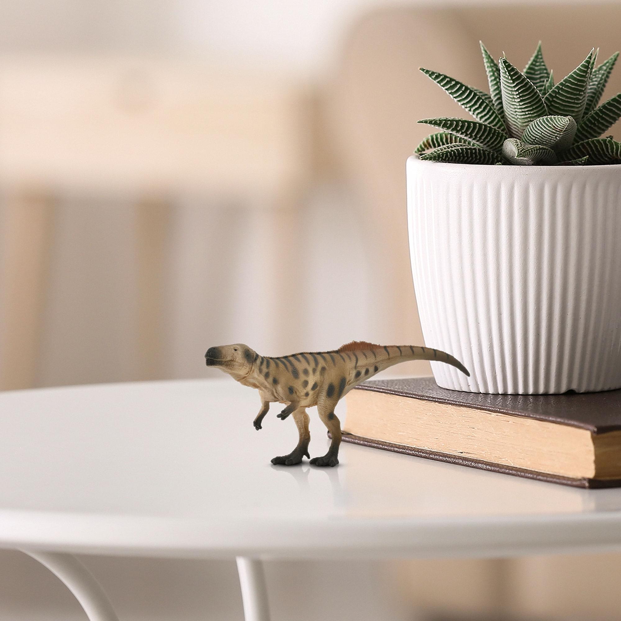Alt View 10. Breyer - CollectA Prehistoric Life Collection Miniature Figure | Megalosaurus in Ambush - Brown.