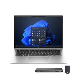HP - EliteBook 845 G11 14" WUXGA Touchscreen Laptop,AMD Ryzen 7 8840U,64GB RAM,2TB SSD+1TB Dock Set,Win 11 Pro - Silver