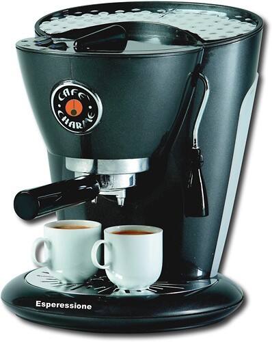 Angle Standard. Espressione - Cafe Charme Espresso Maker - Black.