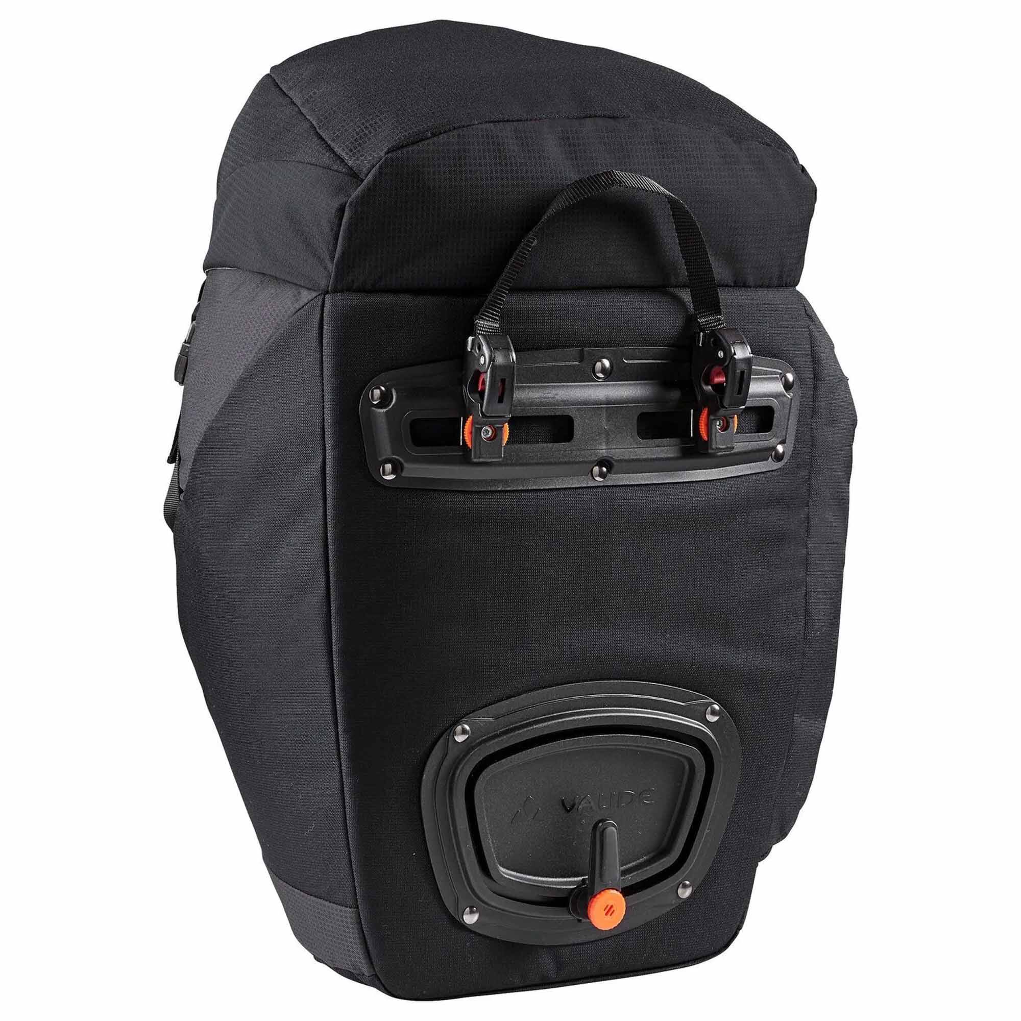 Alt View 1. VAUDE - Vaude OnTour Back Bike Bag - Black - Black.