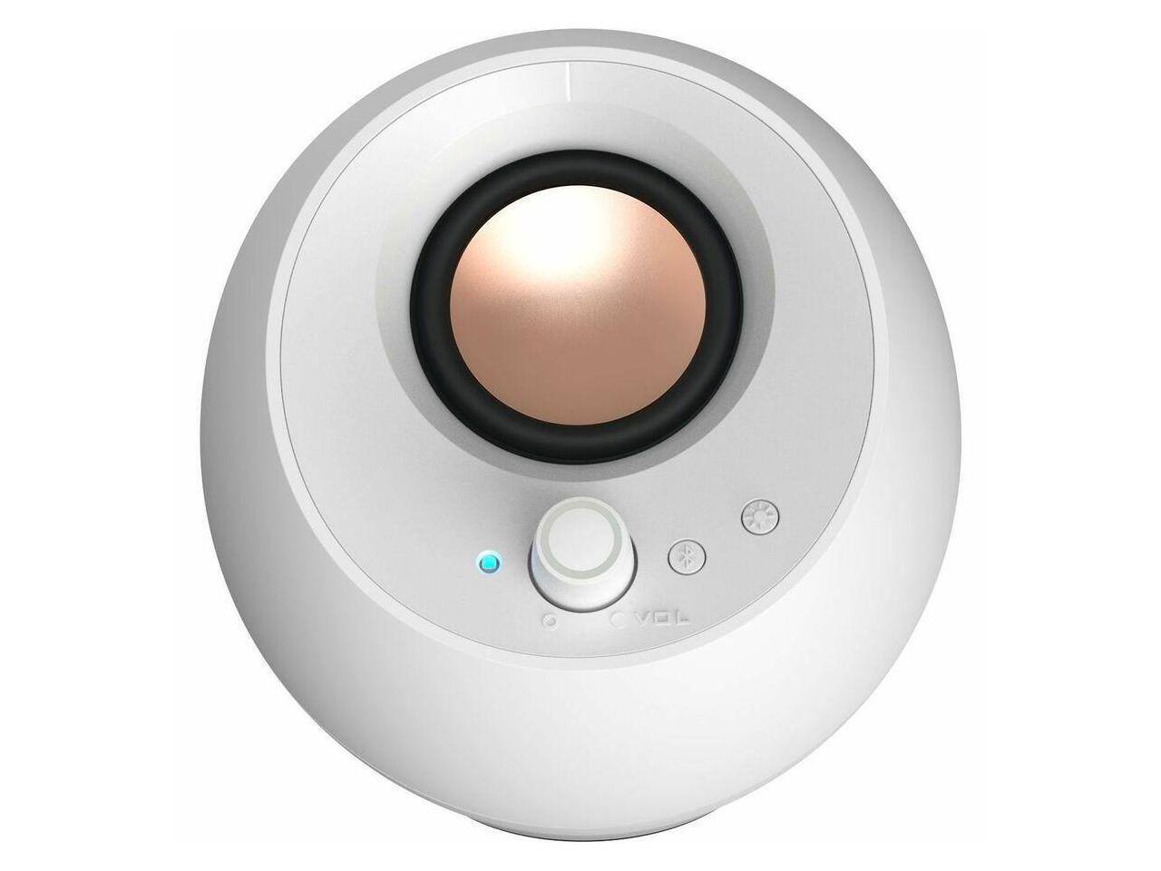 Creative Labs Pebble Pro 2.0 Bluetooth Desktop Speakers White