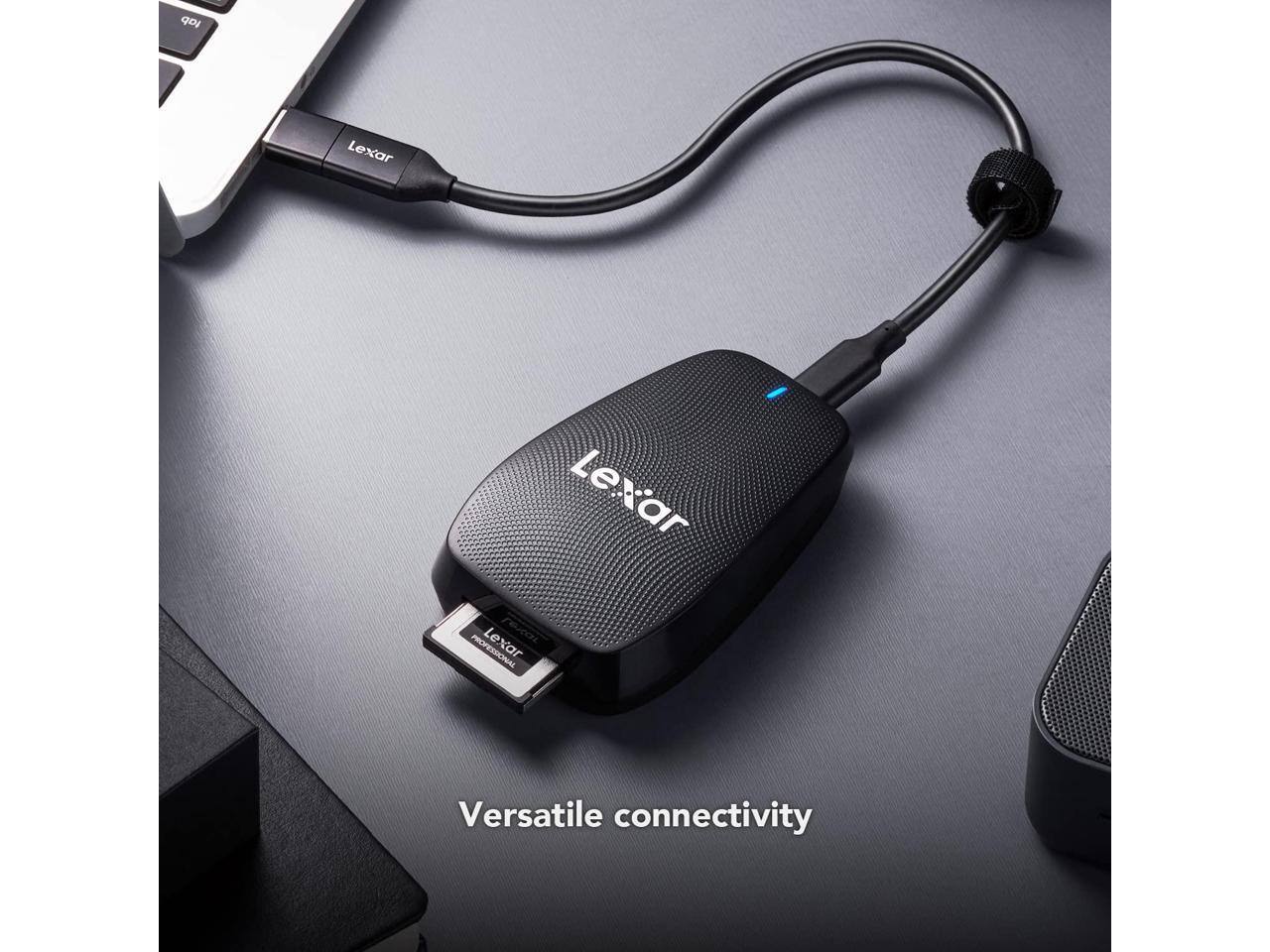 Lexar Lexar Lexar  
Versatile connectivity