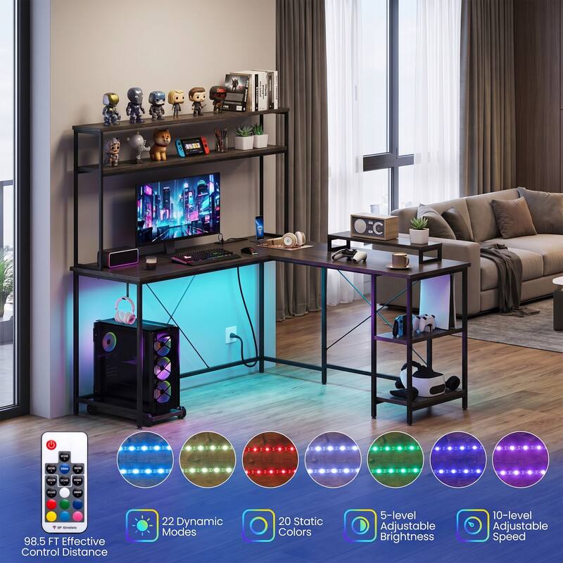 I2 CC C - 98.5 FT Effective Control Distance  
22 Dynamic Modes  
20 Static Colors  
5-level Adjustable Brightness  
10-level Adjustable Speed